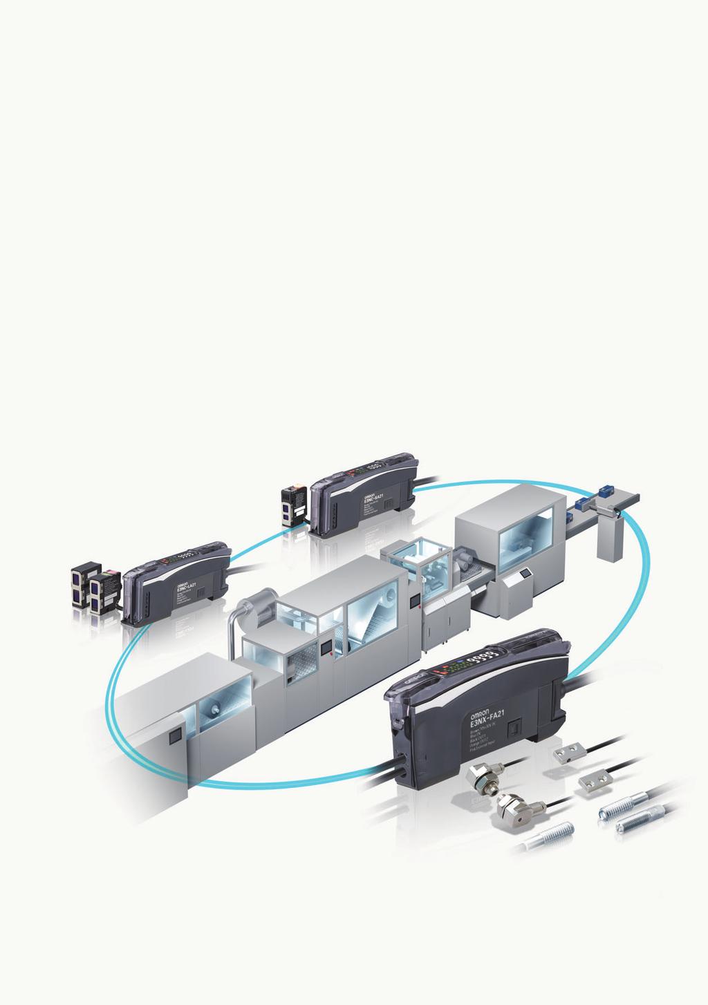 Presence Measurement Simple and Dependable The N-Smart Lineup of Next-generation Fiber Sensors and Laser Sensors will quickly solve your problems, increasing equipment operation rates while