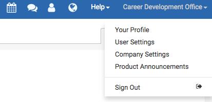 Step 8: You will then see the main dashboard for the Bard College On Campus Employment at Bard College employer account.