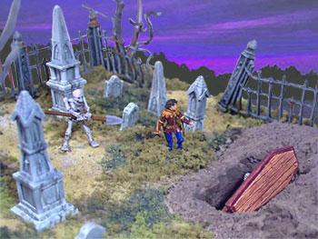 How to Use the Gothic Graveyard Mold #46 The pieces you see here are cast in plastic resin.