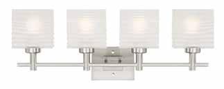 (E26) Base Lamps, 85044 Wavy White Glazed Square