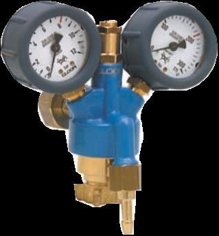 4200 Pressure regulator, compact type, with integrated safety valve and shut-off valve: for