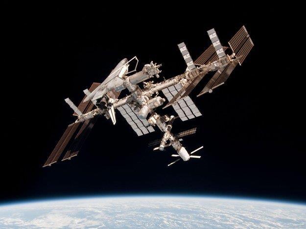 International Space Station is the largest, man-made Earth orbiting