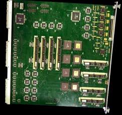 Figure 6: AMCOM IRSP Digital Board The digital electronics, shown in Figure 6, are completely contained in a single 400mm 9U VME board.