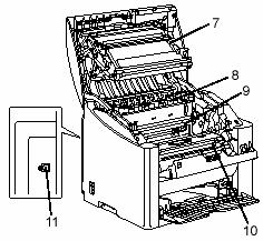 Printeri osad Alltoodud joonised illustreerivad printeri osi, millele on viidatud kogu kasutusjuhendi