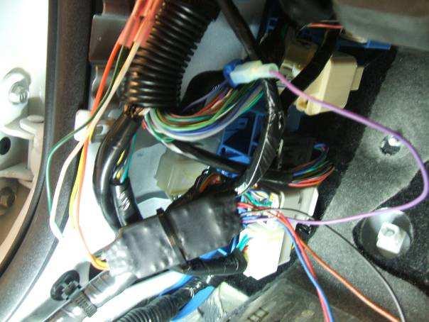 Find the BLUE with BLACK STRIPE wire and probe with the wire tester to verify that flashing turn directional power is present. Label that wire as driver side indicator.