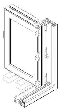 7. Install Door Panels (continued) NOTICE Hinges with handles go in the center of the door panel. One on three hinge doors and two on four hinge doors.