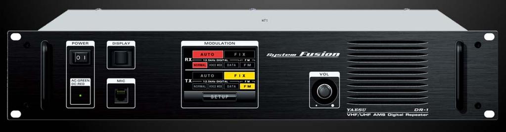 The YAESU DR-1X is a Digital/Conventional Analog FM dual mode Repeater that