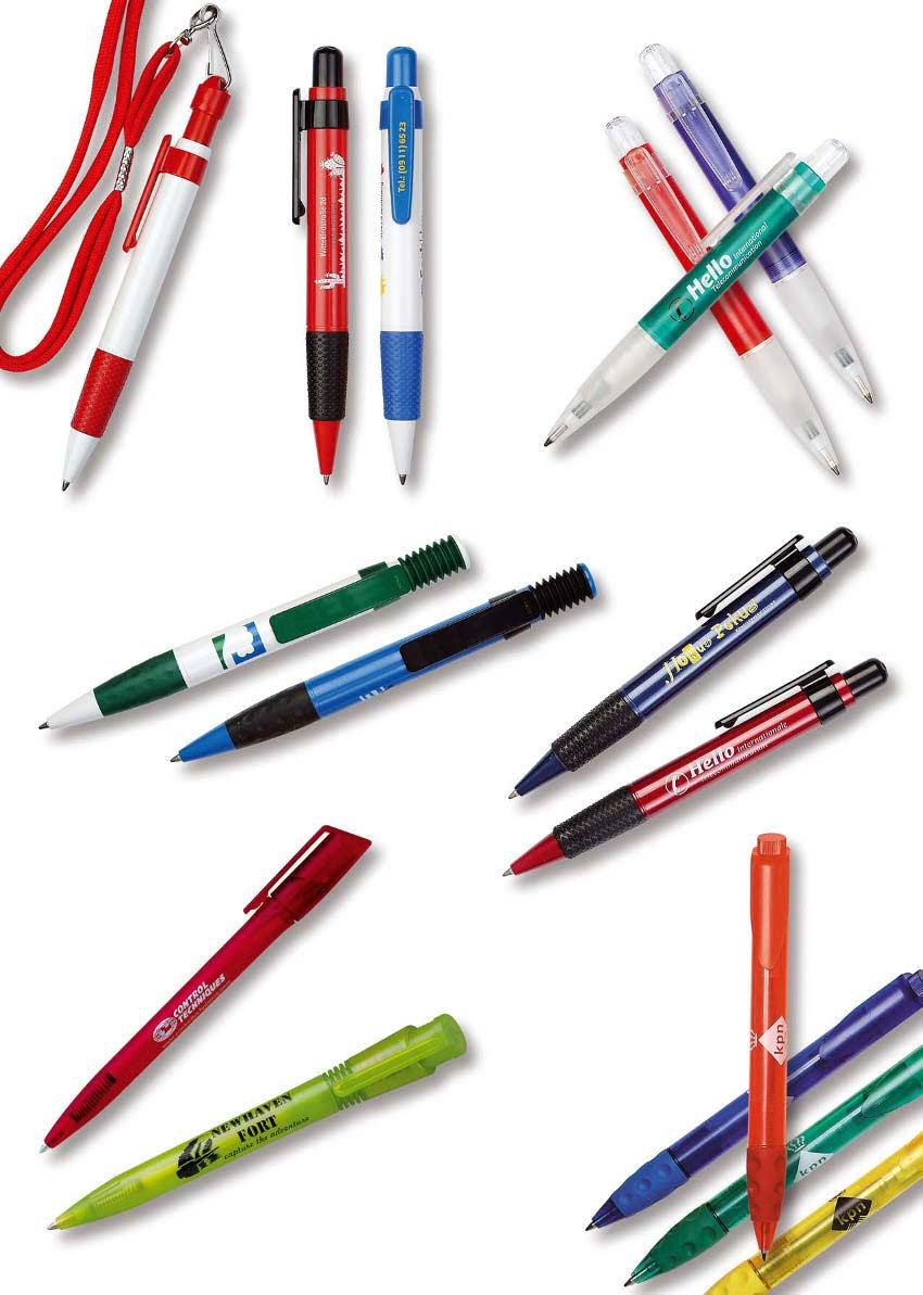 45-1309 Rou Bill Big Pen With soft grip writing zone. Six barrel colours and seven trim colours.
