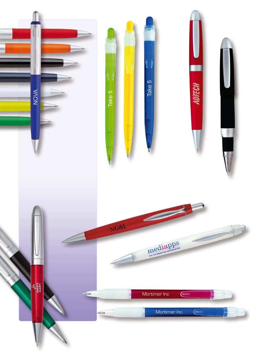 48-2260 Dallas Ball Pen Print Area - 35 x 20mm Colours - blue, red, yellow, green, black, white, orange. 500-66p 1000-65p 2500-62p All Prices include one colour, one position print.