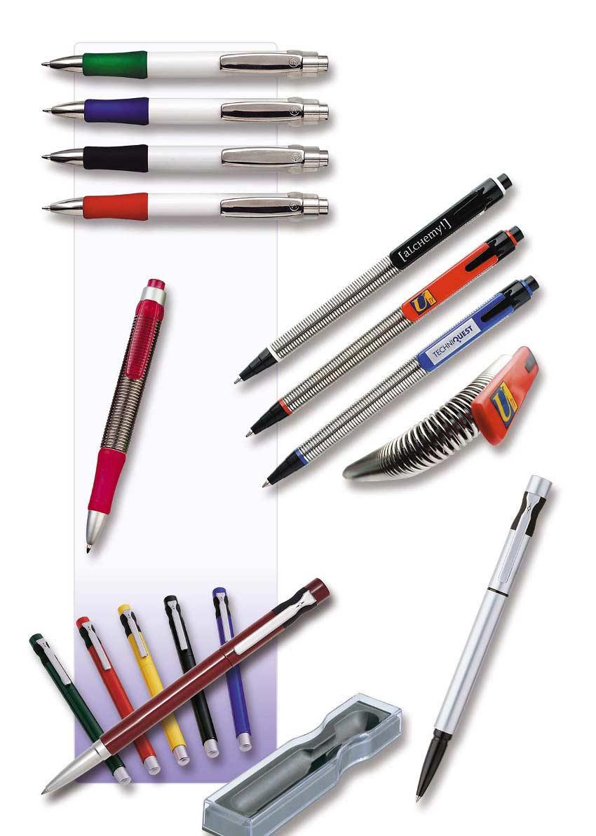 42-1554 Sky Metal Ball Pen Chrome trim with contrasting coloured rubber grip. Print Area - 20 x 20mm 500-77p 1000-73p 1500-69p All Prices include one colour, one position print.