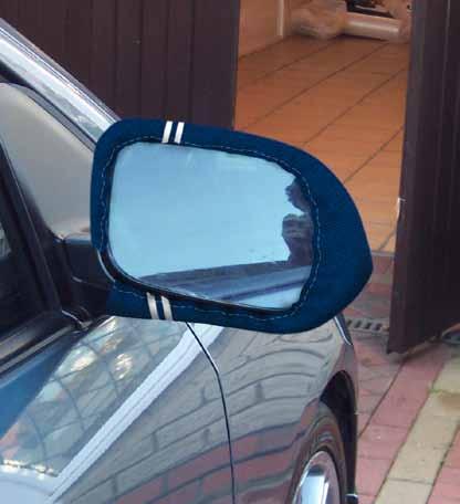 Mirror Covers Grill Mats Does not block view Mirror