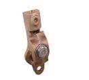 Has clamp type cable fastener. Wt..46 lb. ea. #AC90X - Aluminum with 1/2 inside thread. Wt..16 lb. ea. #C90Y - Same as above with 1/2 inside thread. Wt..50 lb. ea. * #178 - Bronze Vertical Metal Point Connector with 1/2 inside thread 4 sq.