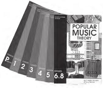 Popular Music Theory Grade Books This series of specially designed books covers all grades of the Popular Music Theory exams.