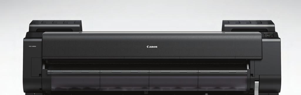 compact PRODUCTION REDEFINED Canon thought of every detail when it came to building the ultimate large-format production printer no-touch media loading, torque control on the Take-up unit, a