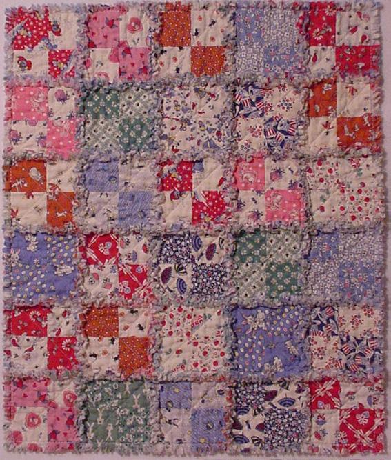 P101 EVERYDAY BISCUITS Enjoy the seasons every day of the year with this soft, huggable biscuit quilt made with Aunt Grace Through The Year fabrics by Judie Rothermel for Marcus Brothers.