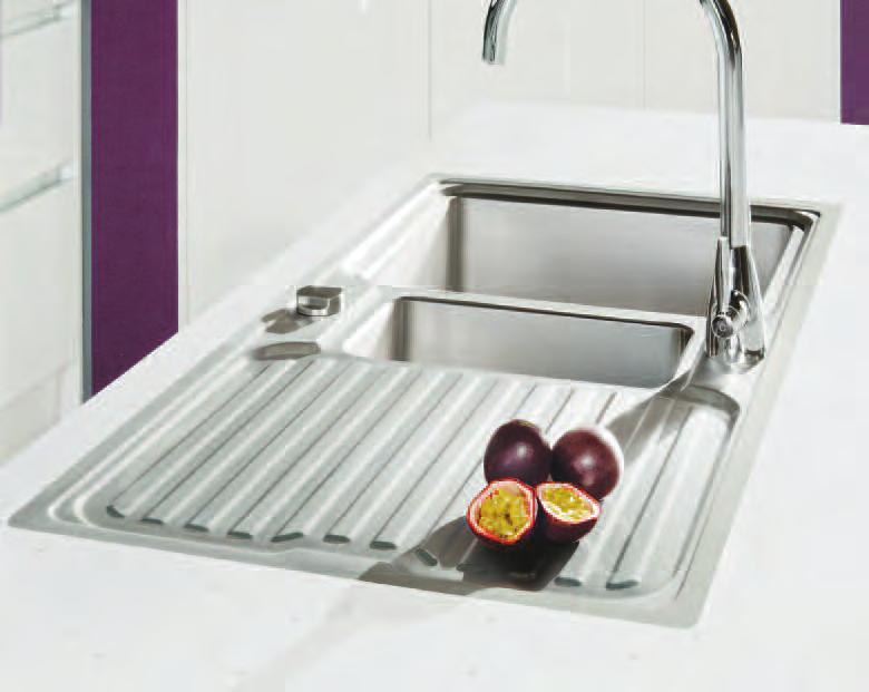 5 flush mount sink Our sink modules come complete with maia stainless steel sinks in a brushed finish with an attractive 25mm radius.