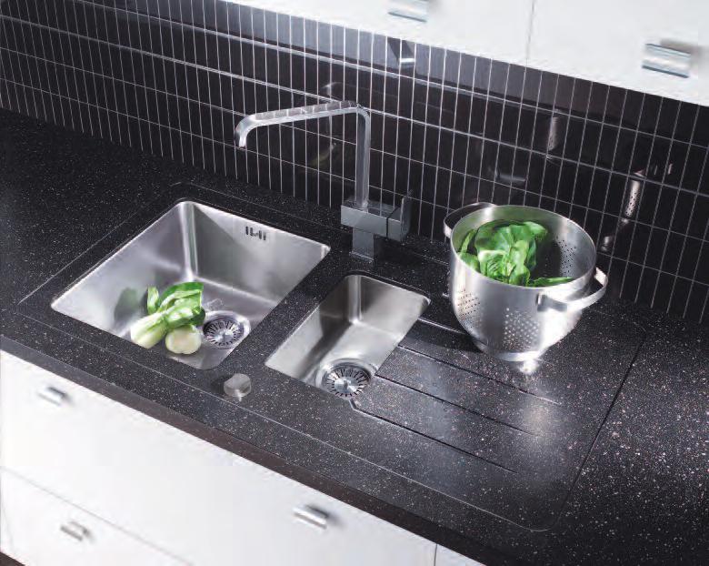 hoose from single bowl, super large bowl or bowl and a half and our new entry level flush mount single bowl and bowl and a half sink modules.