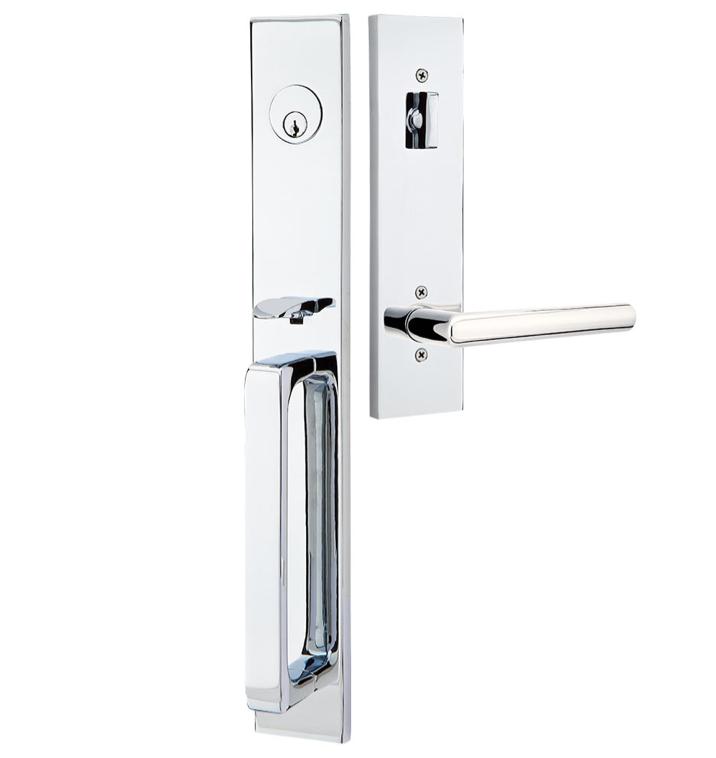 WITH SION LEVER COLOR: CHROME INTERIOR DOOR HARDWARE