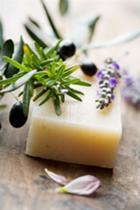 Herbs in soap making: The best way to use herbs in soap is to add dry, finely powdered herbs. Use anywhere from 1 Tbsp to 1/4 cup dried herbs to 1 lb soap.