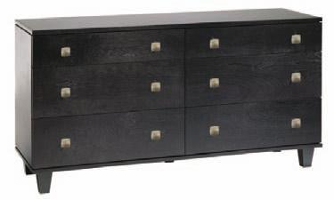 0615-0021 Double dresser 6 drawers Commode double 6
