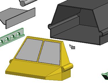 To do this highlight the two corresponding surfaces and apply an assembly constraint.
