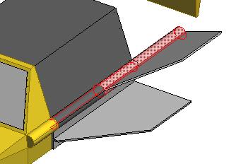 Add an align constraint between the rear surfaces of the wing and fuselage.
