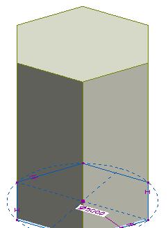 Method two Click in the Distance section of the Extrude Profile... dialog. Type in the number 6000. The capsule will change length until it is six meters long. Click on to close the dialog window.