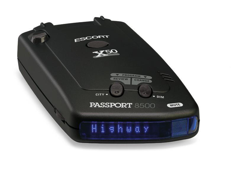 Congratulations Quick Reference Card You ve purchased the PASSPORT 8500 X50, which is the most advanced highperformance radar and laser detector on the market.