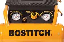 lll STEP What extra features would be useful? The Bostitch range of compressors vary not just in size and output but also in features.