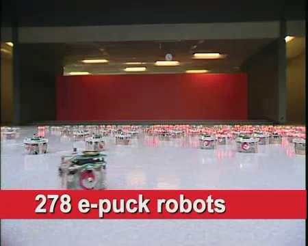 (youtube) 75  Mobile robot (1/2) Swarm:
