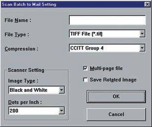SCAN TO MAIL AND PDF FILES Powerful Scanning Utility 300 software is included with the MS300, offering you extensive scanning and saving functions.