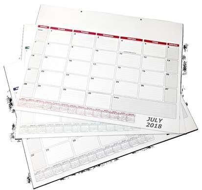 CALENDARS MONTHLY PLANNING CALENDAR Pre-designed month pages 14 months total (July Aug.) 8.5"x11" size 12 pt.