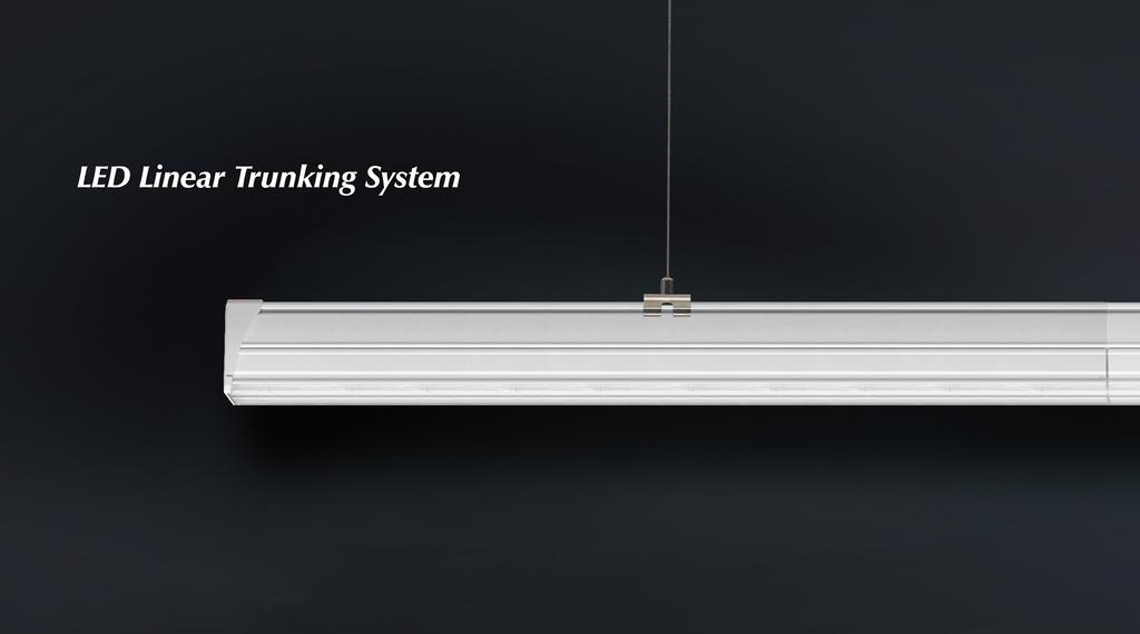 EASY MOUNTING All system components, trunking rail and luminaire inserts are perfectly matched according to 1416mm/570mm system dimensions.
