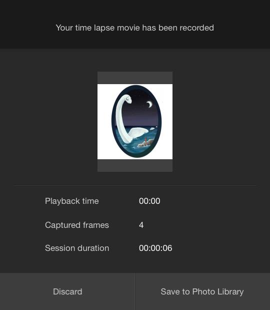 You may want to add frames to create a pause before you zoom. Feedback The controller provides feedback on the actual time recorded, so you can keep track of the length of your movie.