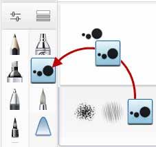 Create custom sets to group and manage brushes. Export sets for others to use or save them to an external drive. Import and use brush sets created by others.