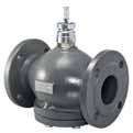 Control valves intended for use in heating and ventilation systems, suitable for cold and hot water, glycol-mixed water or steam. VFSG2 Square 0.1 % of kvs 50:1-5.
