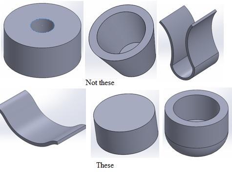 In addition to these, the recommended design guidelines for barrel polishing are listed below. 1.