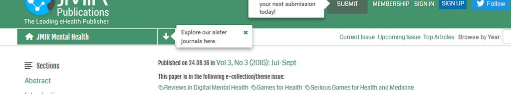 Gamification and Adherence to Web-based based Mental Health