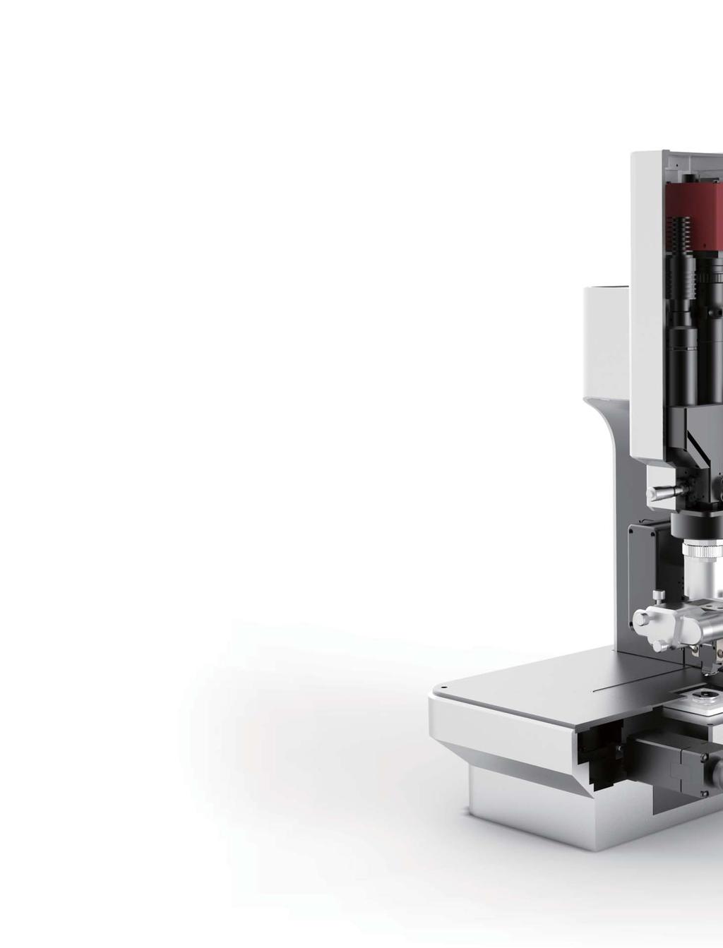 Equipped with the most innovative AFM technology 1 2D Flexure-Guided Scanner with 50 µm x 50 µm Scan Range The XY scanner consists of symmetrical 2-dimensional flexure and high-force piezoelectric