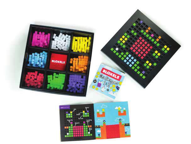 SAY THIS Bloxels is a tool that allows you to create your own platformer video games using physical blocks, a Bloxels board, and the