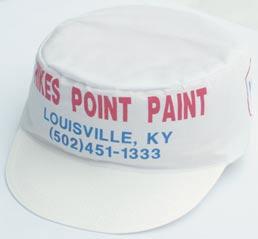For change of imprint or color, add $12.50. For plain caps deduct $.05 each.