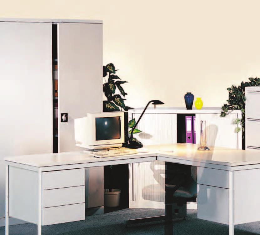 O f f i c e f u r n i t u r e We also offer elegant and very functional secretary desks, which allow the users to arrange their