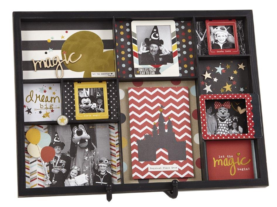 Simple Tip: Add photos and embellishments to a printer s tray to