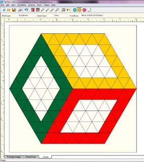 Figure 4 Then turn to the upper-left corner where you started and fill in those 8 triangles.