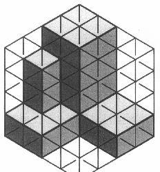 a semi-regular hexagon, and a possible building in a regular hexagon. CG: P.