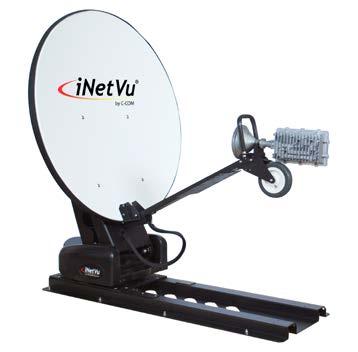 980-REM The inetvu 980-REM Drive-Away Antenna is a 98 cm auto-acquire satellite antenna system which can be mounted on the roof of a vehicle or in a transportable case for Broadband Internet Access