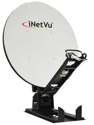 1800+ The inetvu 1800+ Drive-Away Antenna is a 1.8m auto-acquire satellite antenna system which can be mounted on the roof of a vehicle for Broadband Internet Access over any configured satellite.