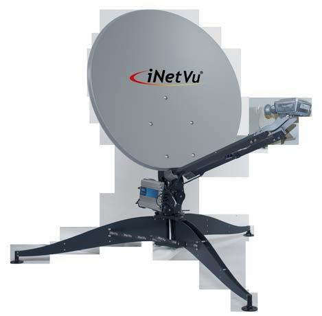 FLY-98H The inetvu FLY-98H Flyaway Antenna is a 98 cm satellite antenna system which is a highly portable, self-pointing, auto-acquire unit that is configurable with the inetvu 7710 Controller