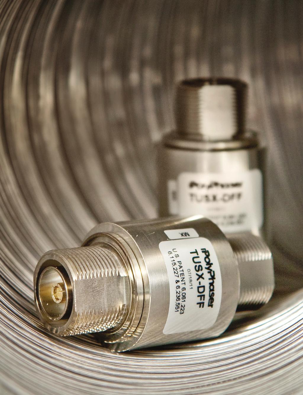 RF Surge Protection Over forty years ago, PolyPhaser pionieered the market with its patented protection solutions for ever-evolving telecommunication systems.