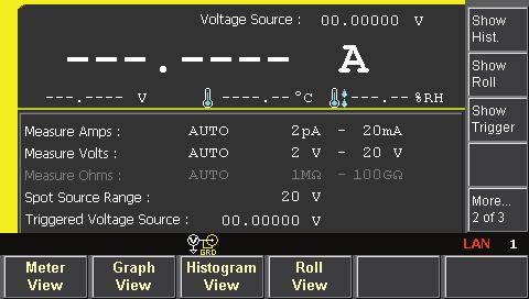 16 Keysight Capacitance Leakage Current Measurement Techniques Using the B2985A/87A - Technical Overview Tips: 1000 V range and limited auto-range setup Both high voltage sourcing capability and fast